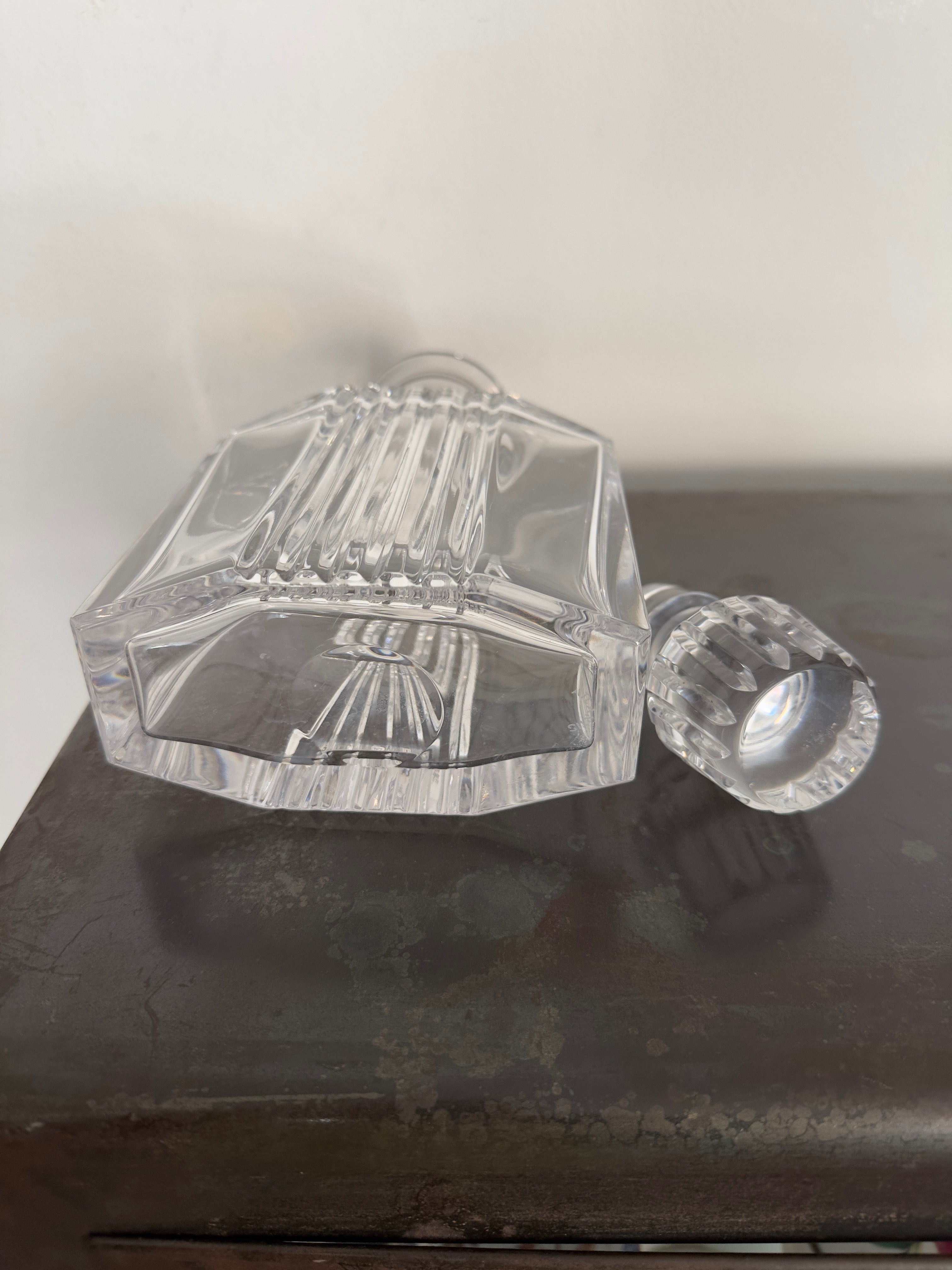 Cristal / Garrafa licor Arte Deco