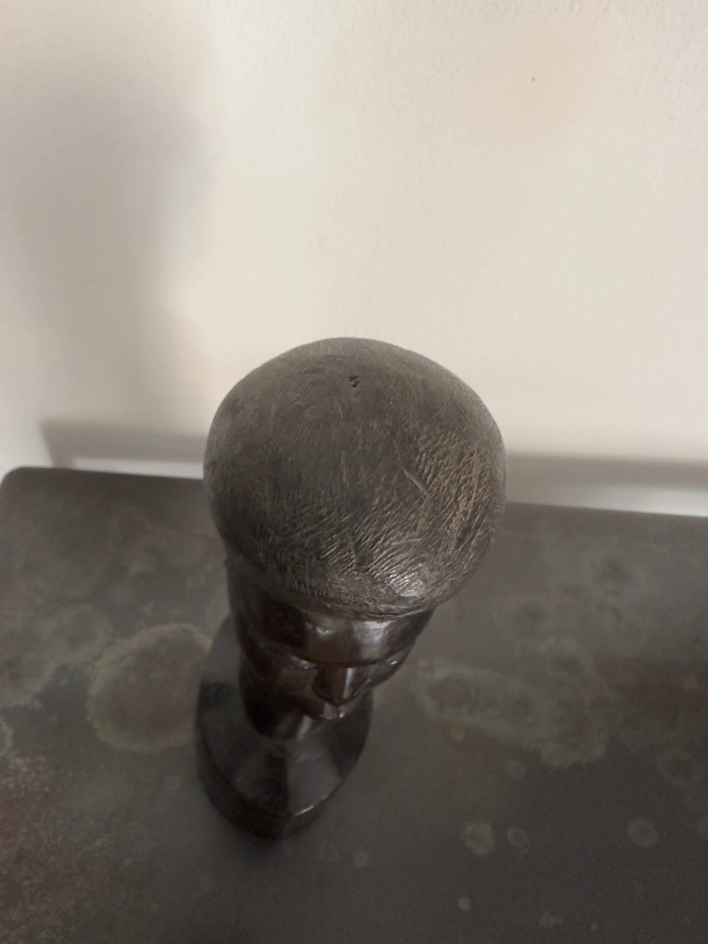 Busto / Escultura figura masculina africana Maconde
