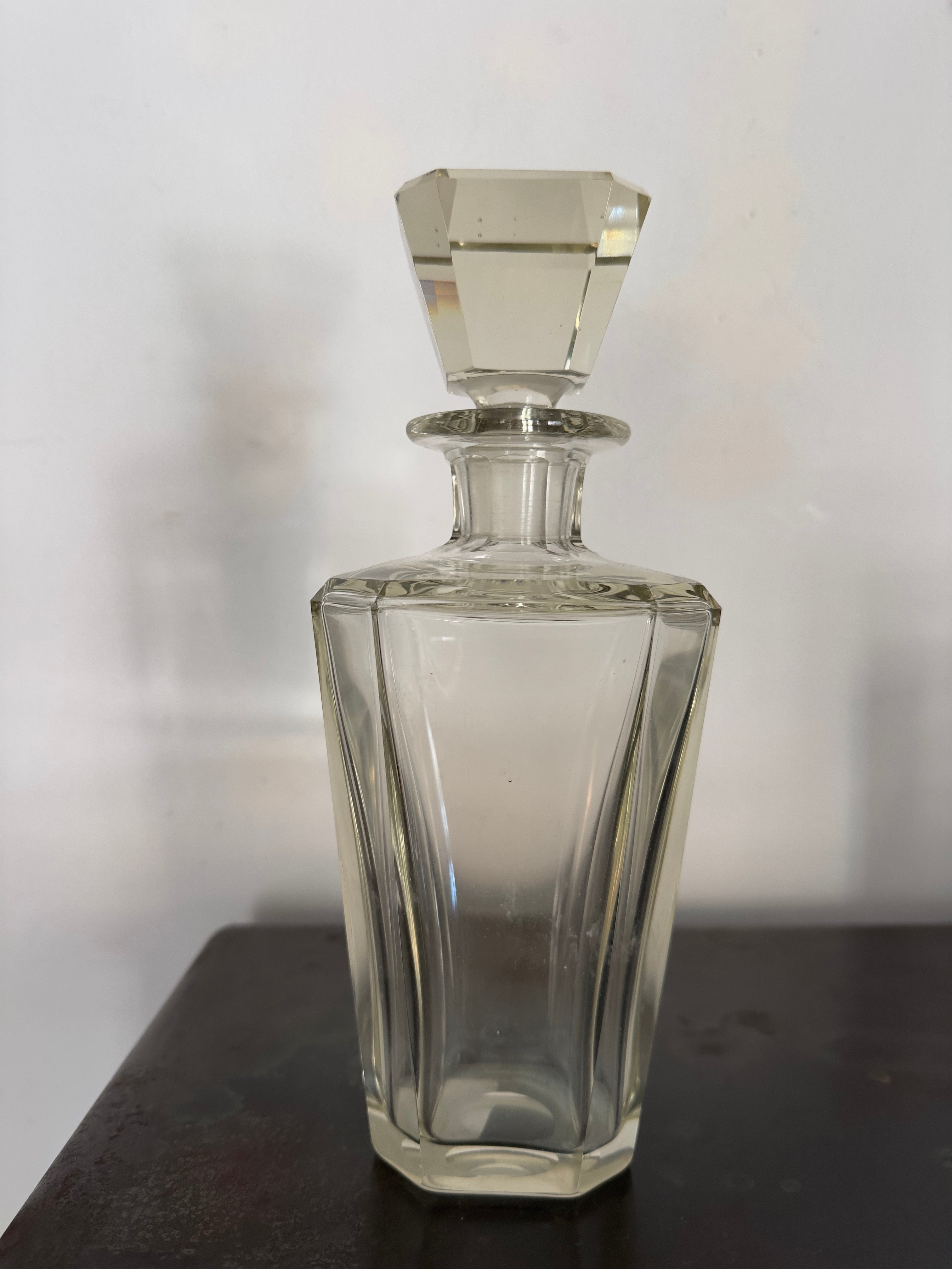 Cristal / Garrafa licor Arte Deco