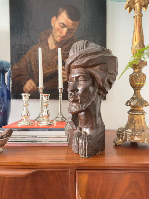 Bronze / Escultura Busto masculino Arte Deco