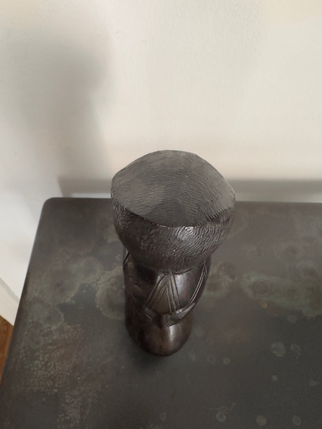 Busto / Escultura masculina africana Maconde