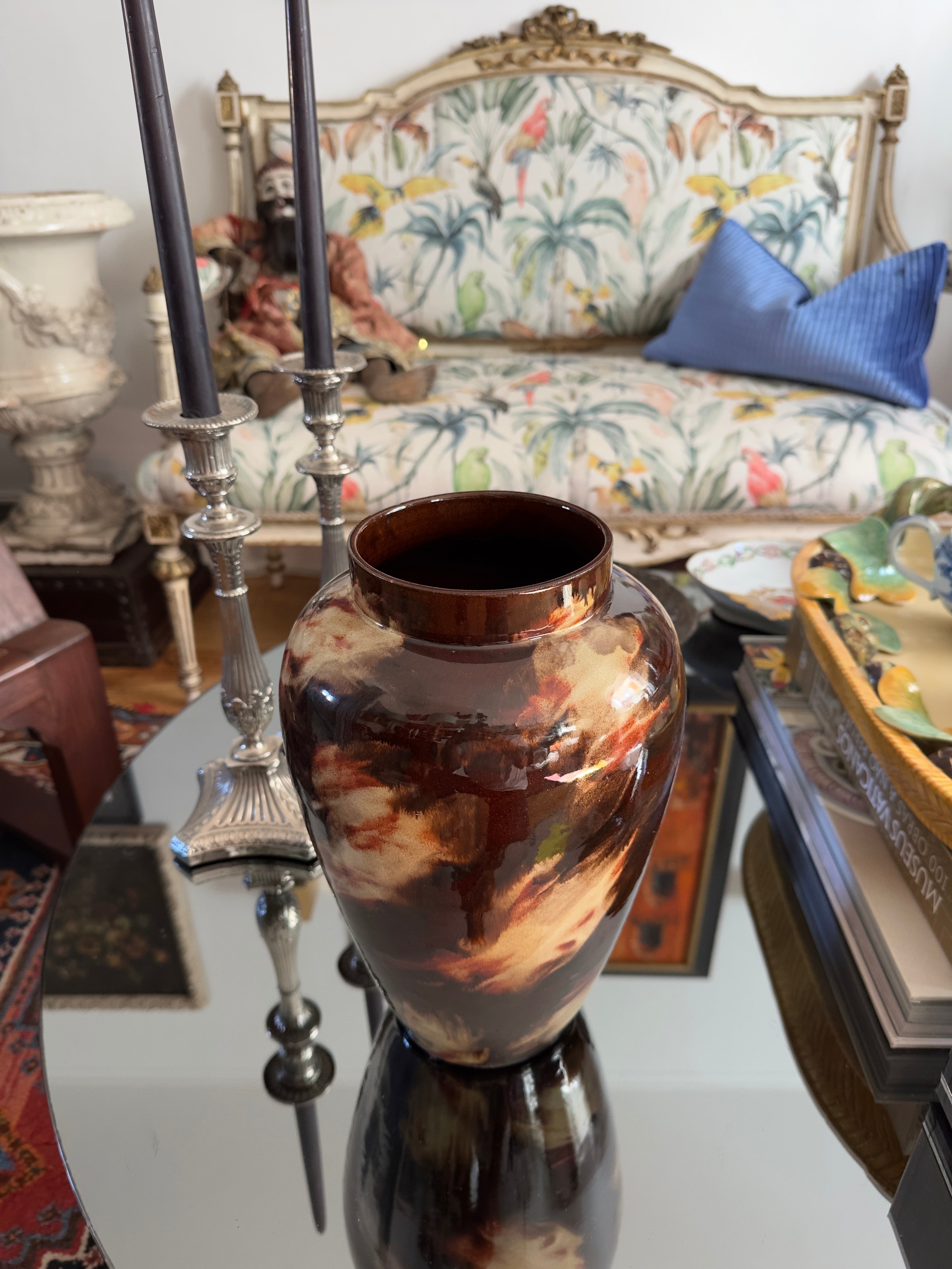 Vaso / Jarra em faiança Bordallo Pinheiro dos Anos 50-60