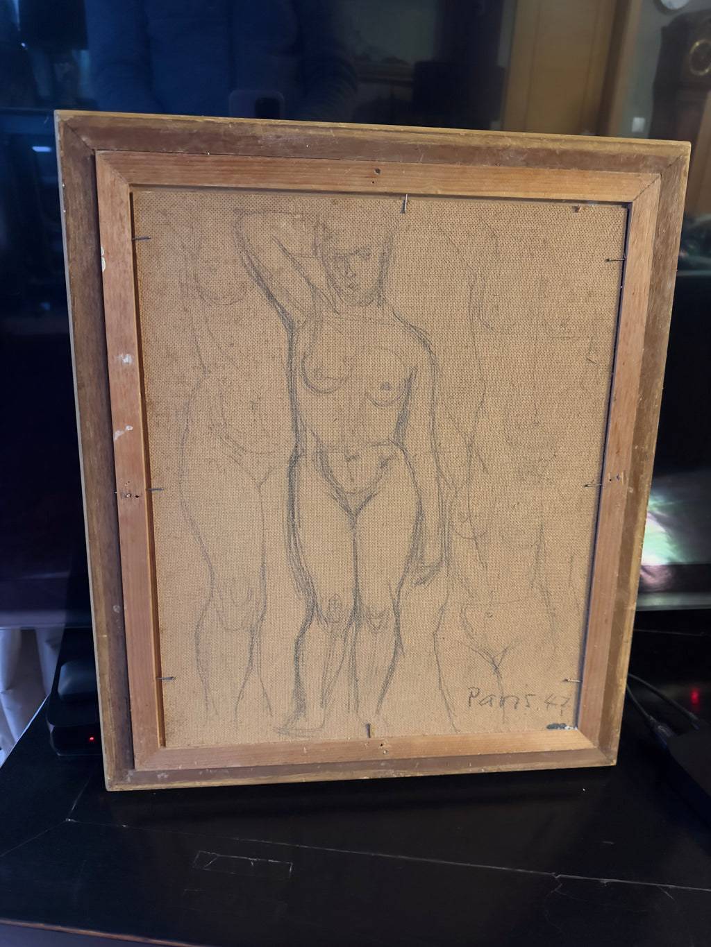 Quadro / Pintura Retrato femenino