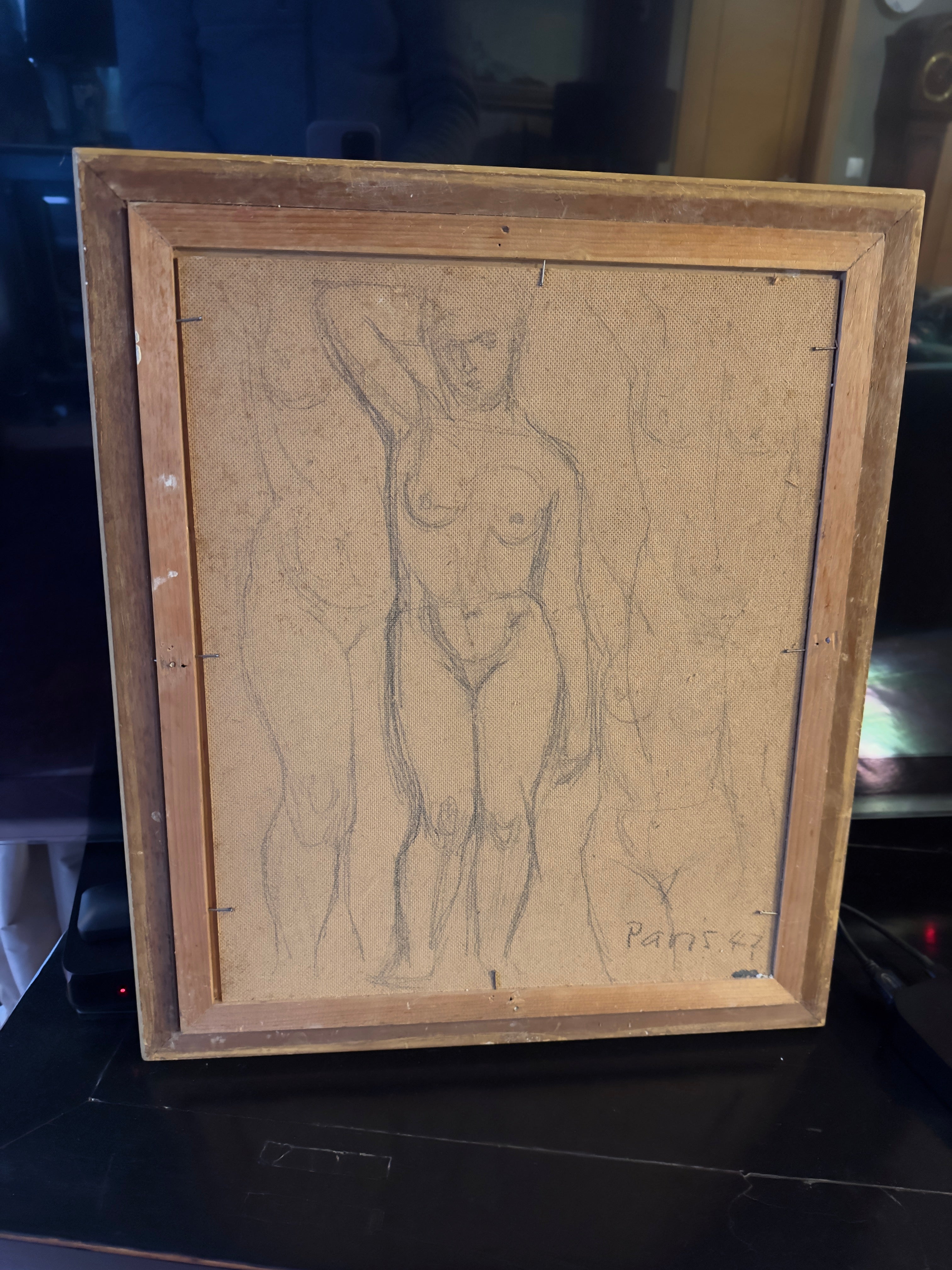 Quadro / Pintura Retrato femenino