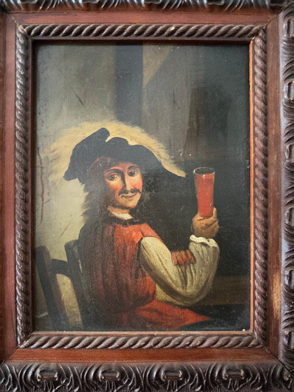 Quadro / Pintura Retrato masculino do Século XIX