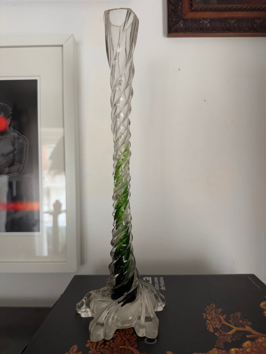 Jarra solitário em vidro