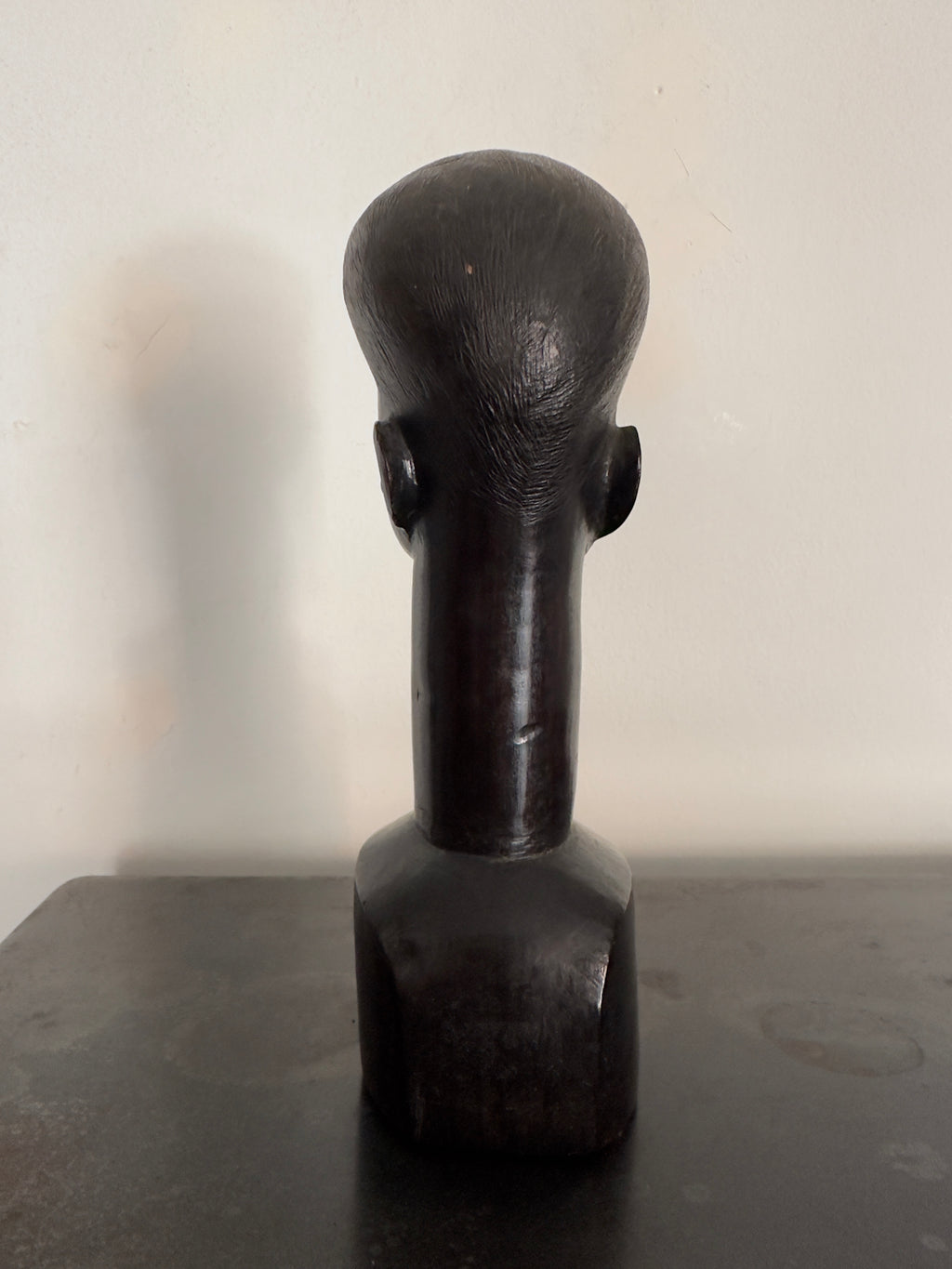 Busto / Escultura figura masculina africana Maconde