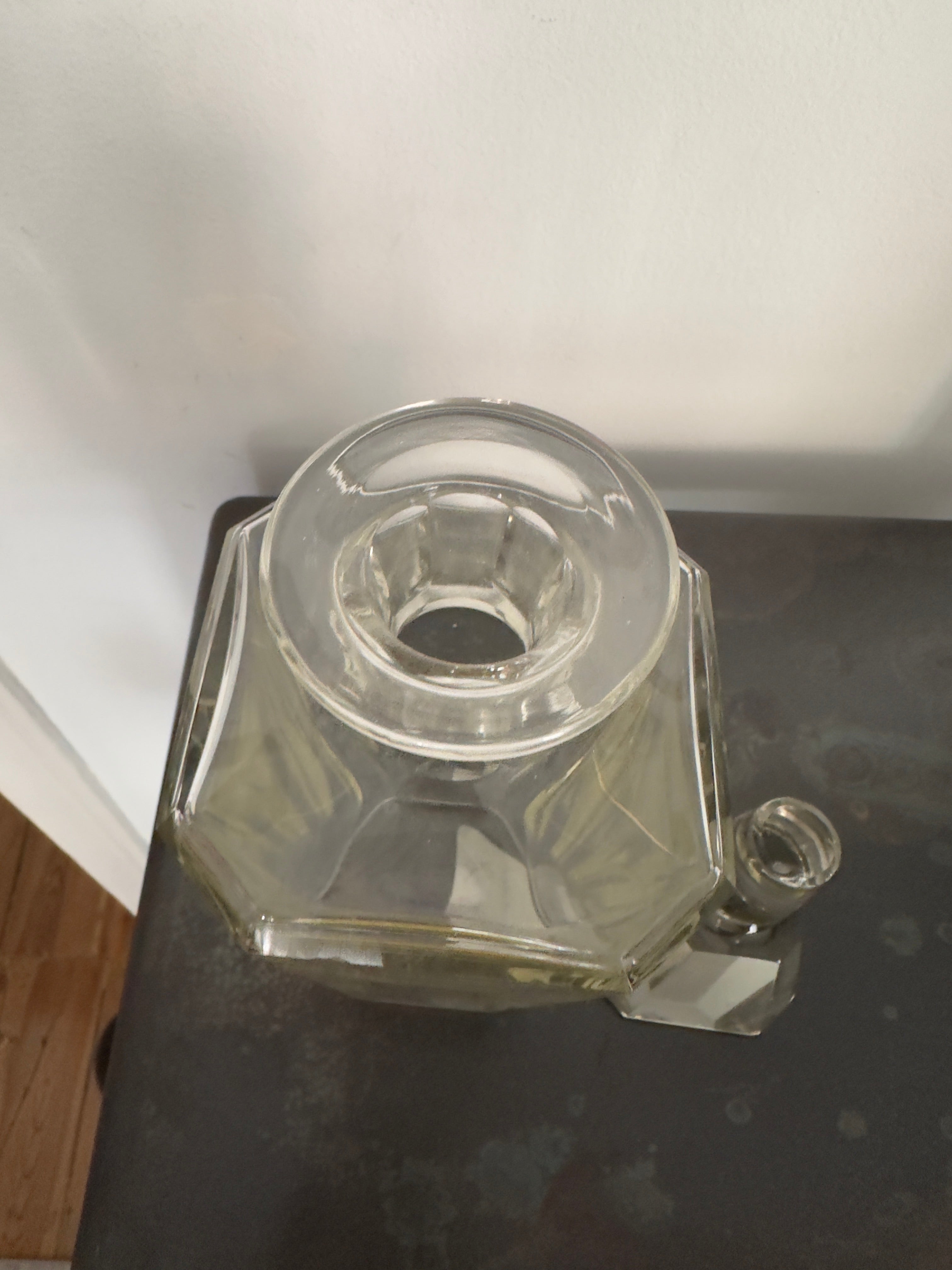 Cristal / Garrafa licor Arte Deco