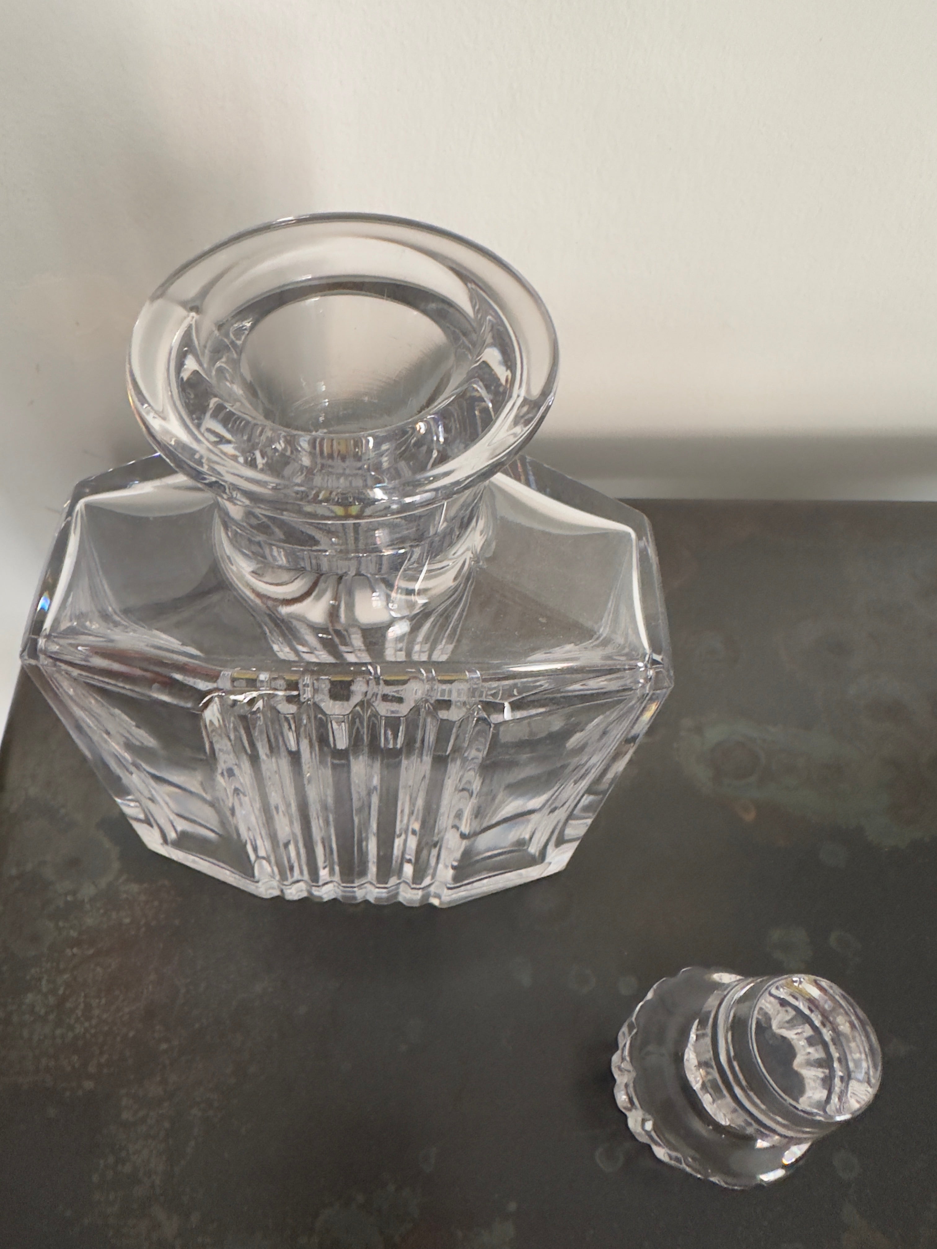 Cristal / Garrafa licor Arte Deco