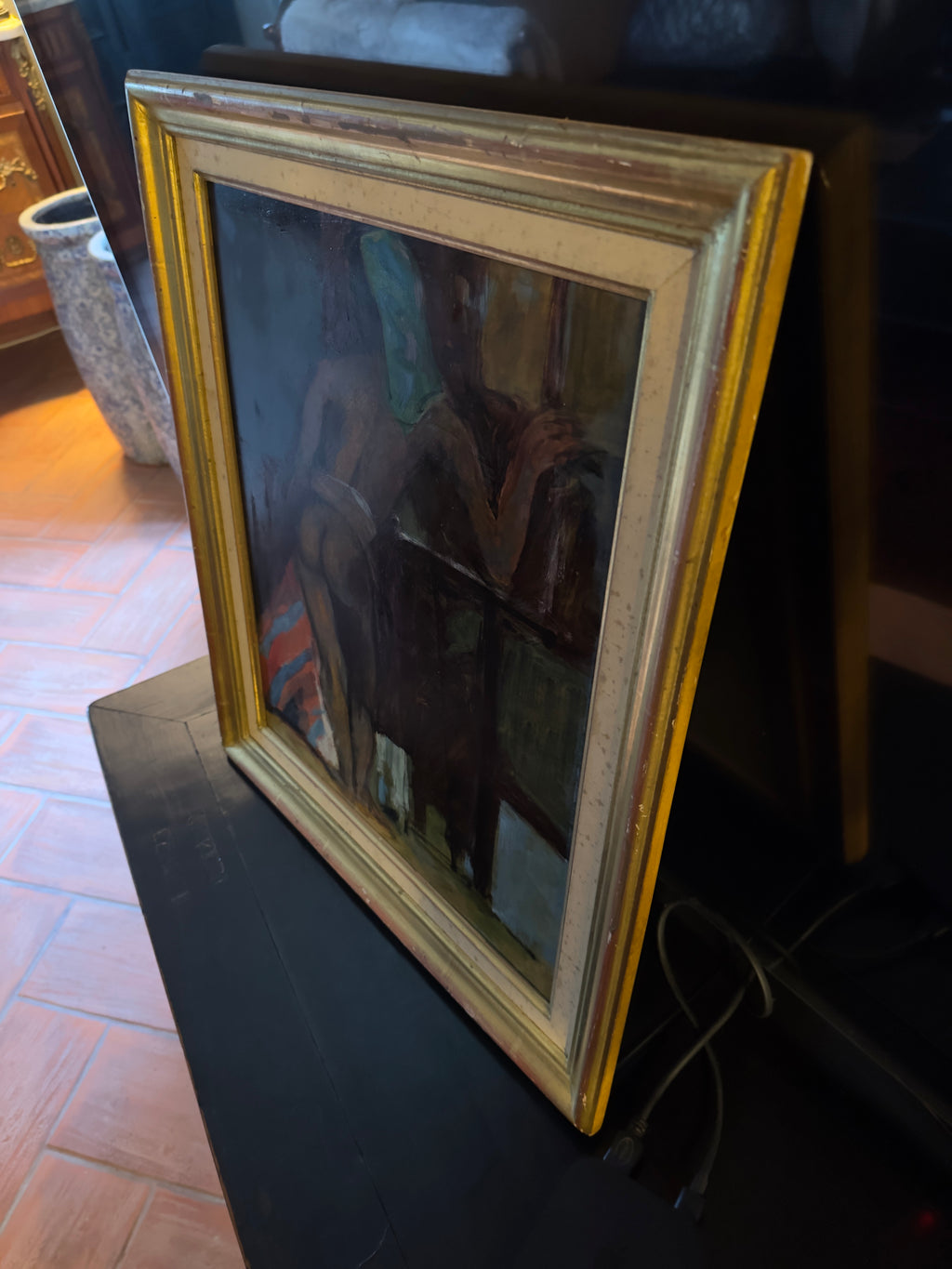 Quadro / Pintura Retrato femenino