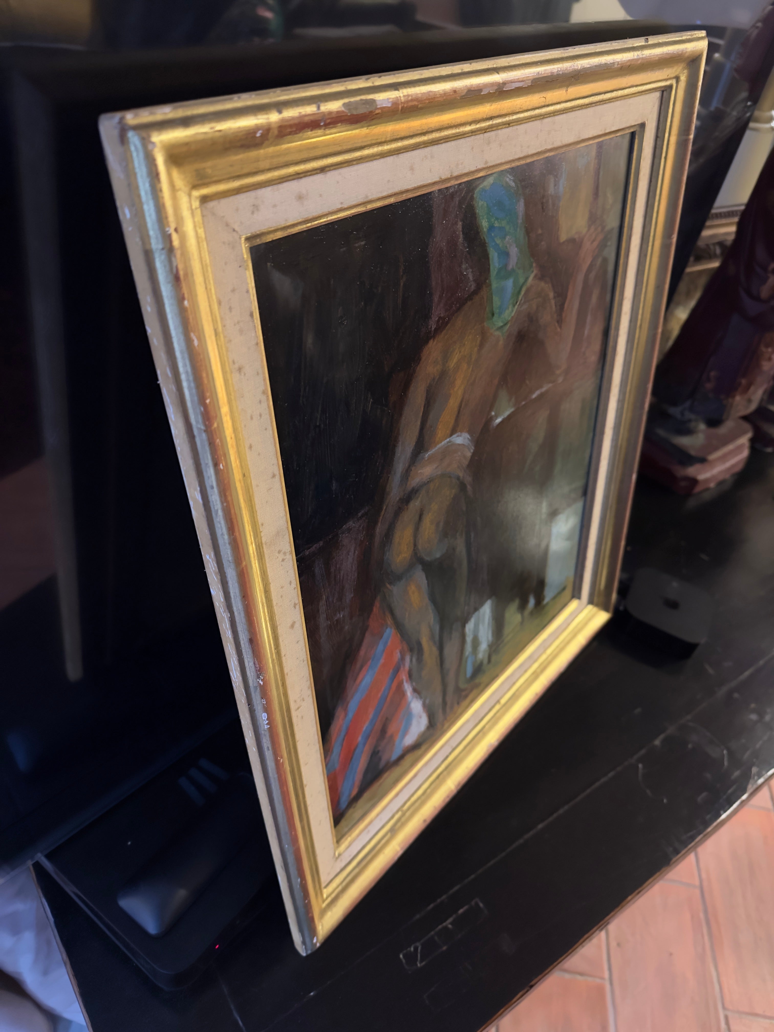 Quadro / Pintura Retrato femenino