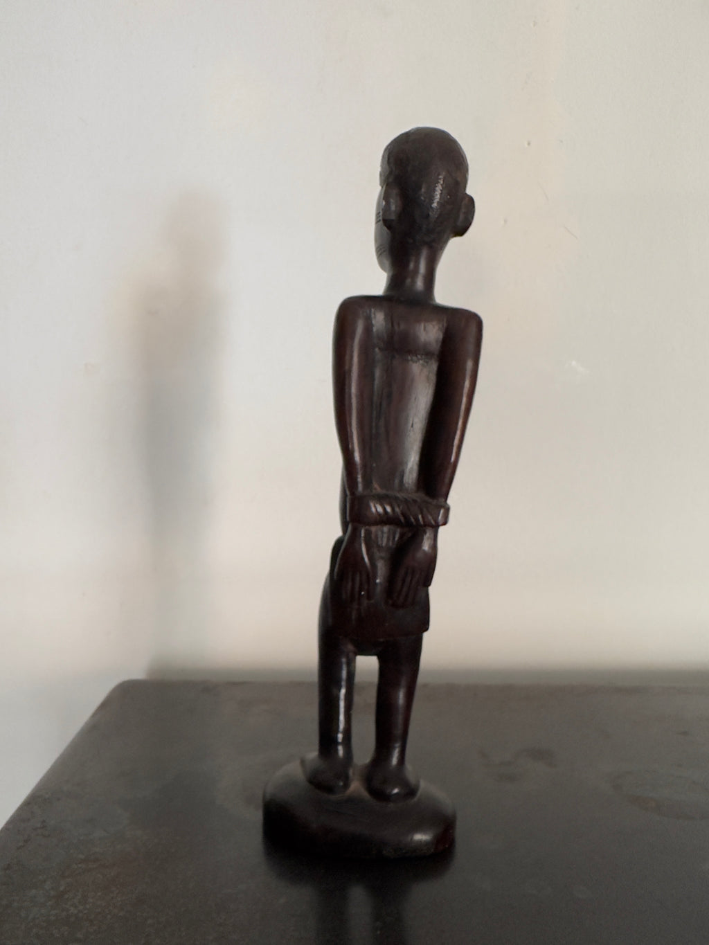 Busto / Escultura figura masculina africana Maconde
