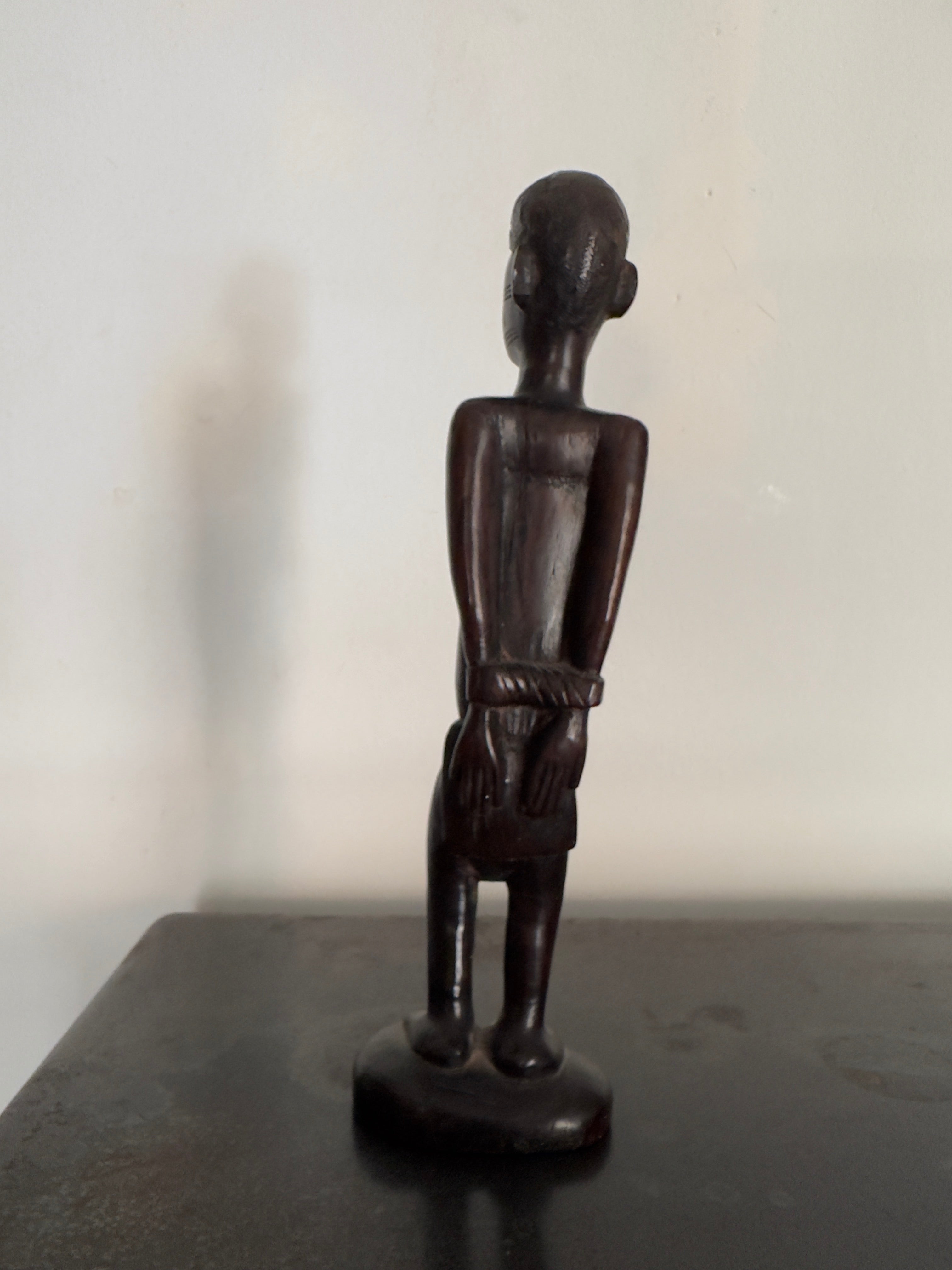 Busto / Escultura figura masculina africana Maconde